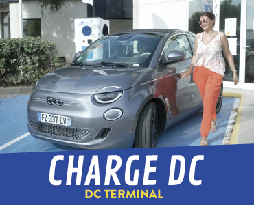 FIAT 500 - Charge borne DC (charge rapide)
